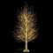 Gruppo Maruccia - Albero Natalizio Dorato con 1300 Luci Led Bianco Caldo - Albero di Natale Artificiale per Interni ed Esterni Altezza 1,8 Metri 225 Rami Luminosi