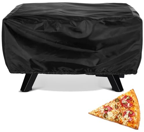 CHCAES Housse de protection pour four à pizza - Noir - Pour l'extérieur - Étanche - Pour accessoires - 55 x 55 x 27 cm