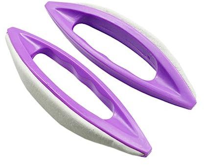 Lurrose 5pcs Pedicure Tool Home Manicure Kit Nail Buffing Professional Nail Files Mini Buffer Rub Purple Tools for Random Color
