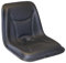 carretcar europea Universal Sitz PVC Schwarz für Gabelstapler, Traktoren, Toritos, Bagger, Industriemaschinen, Viehmaschinen, Landwirtschaftsmotorräder, Sitz Mäher, Gabelstapler (RM460)