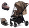 3 Stück Insektenschutz Kinderwagen, Universal Moskitonetz Kinderwagen mit Gummizug, Reißfest und Waschbar, 1 mm x 1 mm feinem Fliegennetz für Buggy Schutz vor Wespen und Stechmücken (Schwarz)