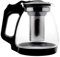 NORDIC SCHILLER Premium Teekanne Glas, Hitzebeständig Glaskanne mit Deckel 1,7 Liter Teekanne mit Siebeinsatz Teekanne Thermo mit Edelstahl Filter Sieb, Tea Maker, Teekanne mit Sieb Tee Kanne Aus Glas