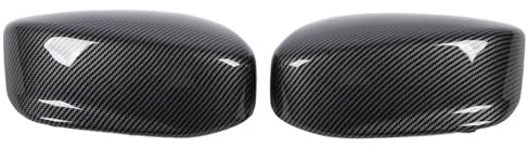 Tapas de Espejo Retrovisor de Coche para Accord 2008-2012, 1 par de Tapas de Espejo de Puerta Negras, Tapas de Espejo Lateral Izquierdo Derecho, 76251TC0 76201TC0 Número OE