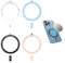 4 Pcs Magnetic Ring Sticker, Universal Magnetic Wireless Charging Ring, Conversion Kit for Mag Safe Compatibility, Compatible with iPhone 15/14/13/12 Series, Galaxy S22, Standard Case Adapter