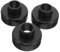 KICHOUSE 3st Lochabdeckung Für Die Türstützwand Stoßfänger Für Wandtüren Türpuffer Für Wände Türstopper-wandschutz Wandstoßstange Wandtürschutz Türstopper Wandschutz Nylon Black