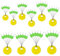 XPEX 60 Stück Fishing Pilotkugel Set, Pilotkugeln Forelle, Forellen-Piloten Schwimmer Oval & Rund, Forellen Angeln, Auftriebskörper Forellen-Angeln Schwimmend(5 Größen)