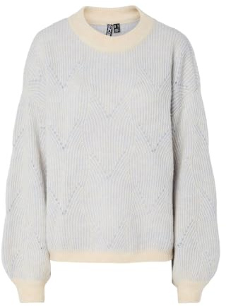 PIECES Pcjenna Ls O-Neck Knit Noos Bc