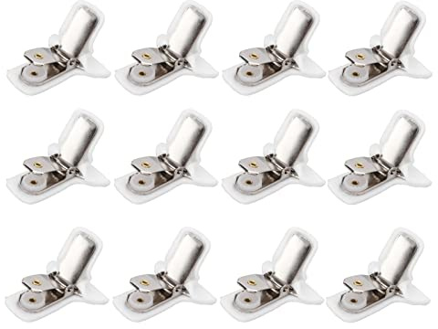 12 -pcs -gepolsterte Trösterclips für Sichere Bettwäsche - Weiße Deckenbefestigungen und Duvet -Clips Halten Quilts an Ort und Stelle - Verhindert Verschiebung für Einen Bequemen Schlaf