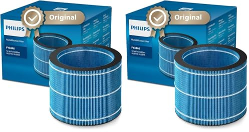 Philips FY3446/30 Filtre de rechange pour humidificateur d'air Philips Series 3000 HU3916/10 et HU3918/10 (Lot de 2)