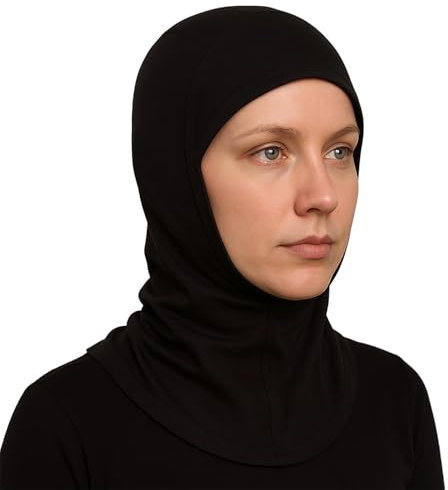 Aisikoo Hijab Kopftuch - Bequemer One-Piece Amira Hijab | Praktische Kopftücher für Damen, Ready-to-Wear Kopftuch Damen Hijab mit flexiblem Schal, Perfekt mit Undercap