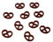 Kunststoffbrezel Breze 2cm Deko Basteln