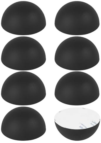 EIHI 8 Stück Lautsprecher Füße Für Subwoofer, Effektive Resonanzdämpfer,Lautsprecher, Verstärker,Plattenspieler,Schwingungsdämpfer, Absorber(Schwarz,B)