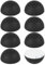EIHI 8 Stück Lautsprecher Füße Für Subwoofer, Effektive Resonanzdämpfer,Lautsprecher, Verstärker,Plattenspieler,Schwingungsdämpfer, Absorber(Schwarz,B)