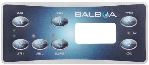 Balboa ML551 Overlay Sticker for Hot Tub Control Panel - 7 Button (2p + air)