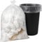 20 x Clear 90L Recycled Refuse Sacks Bin Liners | Strong Transparent Bin Bags for Rubbish, Waste & Recycling | 100% Recycled Plastic Garbage Bags 18x29x39