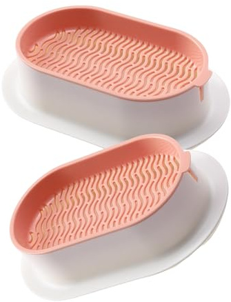 ZEPFJHE Katzengras-Pflanzgefäß-Set, Anzuchtset, für Zimmerpflanzen, platzsparend, 2 Stück