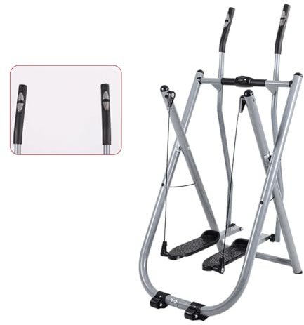 Crosstrainer Ellipsentrainer - Klappbares Fitnessgerät für das Heim-Fitnessstudio, Dual-Trainer für Cardio-Workouts, effektives Trainingsgerät