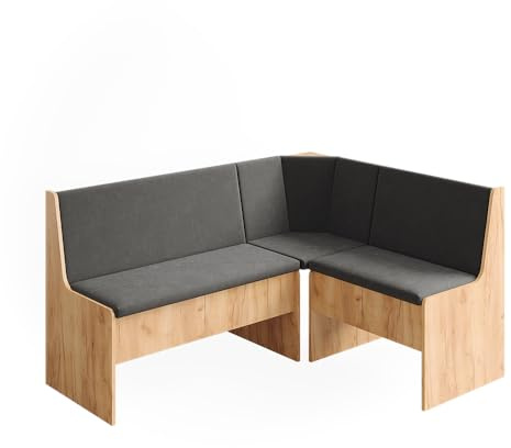 Vicco Esszimmer-Eckbank Ramon, Goldkraft Eiche, 150 x 51 cm | mit Stauraum, mit Stauraum unter der Sitzfläche für zusätzlichen Platz
