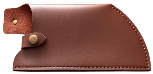 HEALEEP Étui à Couteaux en Cuir Artificiel Pu, Protection Légère et Portable pour Couteaux Cuisine Droit, Accessoire de Coupe Pratique pour Ustensiles Cuisine, Gaine de Coupe Résistante