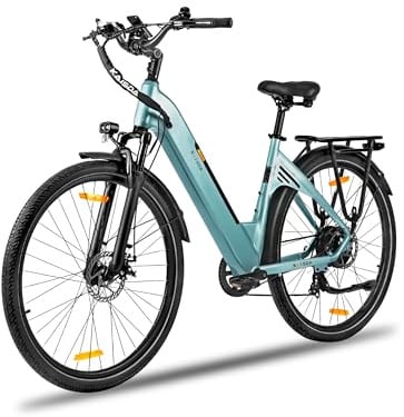 KAISDA E-Bike Damen 28/26 Zoll,Elektrofahrräder City E-Bike Herren Damen mit 36V 20Ah Akku, bis 80 km, 250W Motor, 7-Gang, LCD-Display