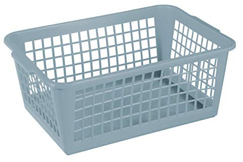 Sunware Basic Aufbewahrungskorb, groß, silberfarben