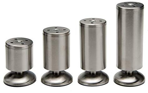 Möbelfüße aus Edelstahl in 4 Größen zum auswählen 80mm, 100mm, 120mm,150mm (100mm)