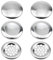 TXErfolg Anillo de Desbordamiento para Fregadero Tapa de Desbordamiento de Acero Inoxidable Tapa de Desbordamiento para Lavabo Anillo de Desbordamiento para Baño Cocina 9 Piezas