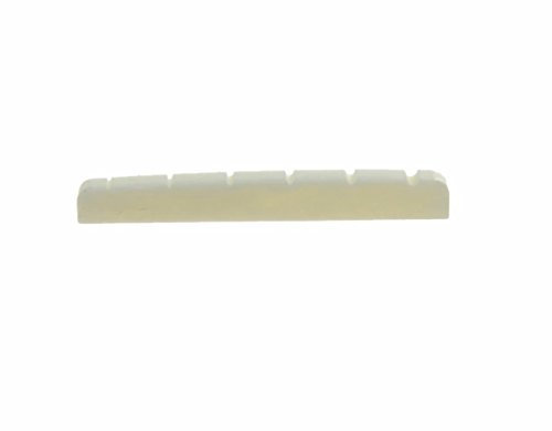 Dopro 43x3.5mm Flat Bottom Pure Cattle Bone Electric Guitar Nut for Strat Tele Guitars