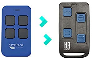 Mando de Garaje Universal HR MULTI 3 compatible NOVELFORIS