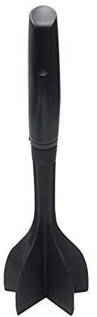 Fiacvrs Hamburger Meat Chopper,High Temperature-proof 5 Cutte-rs Meat Chopper,Potato Masher With Non-Slip Handle,Ground Beef Chopper Tool(Black)