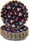 Confettiville Lot de 50 assiettes en carton de Noël jetables, casse-noisette, bord festonné en feuille d'or, 22,86 cm
