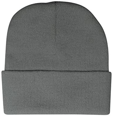 Wintermütze Unisex - 100% Acryl, 22 Farben, Geschenkidee für Damen und Herren, Grau, One Size