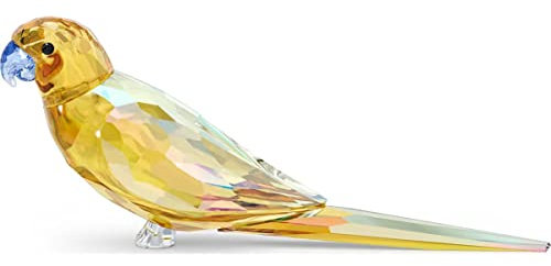 Swarovski Jungle Beats Gelbbauchsittich Lechee 5619217 Neuheit 2022 + Gratis 4er Set EKM Living Edelstahl Trinkhalme