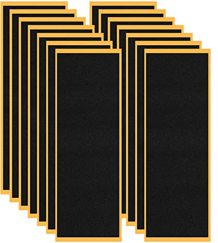 Alipis 15 Stück Anti-Rutsch-Pad-Oberflächenaufkleber Grip Count Decking Gepolsterte Finger-Skateboard-Aufkleber Rosa Streifen Rutschfest Für Dicke Fingerboards Abdeckungen Weicher