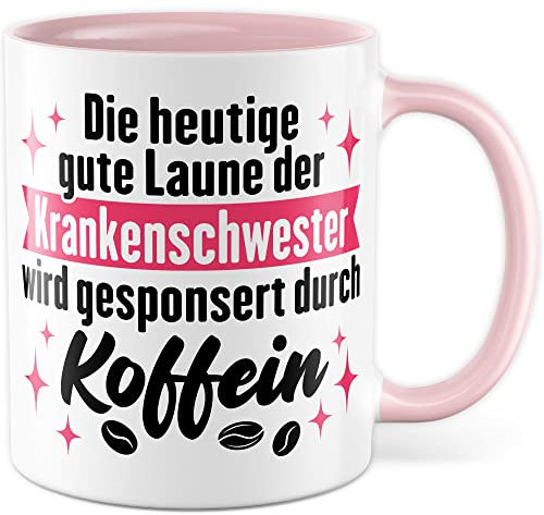 Tazza per infermiera, buon umore, idea regalo per infermiera, tazza da caffè per ospedale (infermiera)