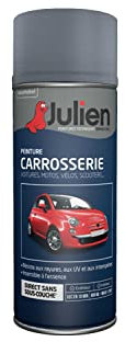 Julien Peinture Aérosol Relooking pour Carrosserie - Voitures et 2 roues - Gris Altica Métal 400ml
