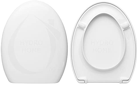 WC-Sitz Polis Catalano als Original gedämpfter Verschluss, WC-Sitz aus Duroplast mit Soft-Close-Scharnieren, Farbe weiß, hergestellt in Italien