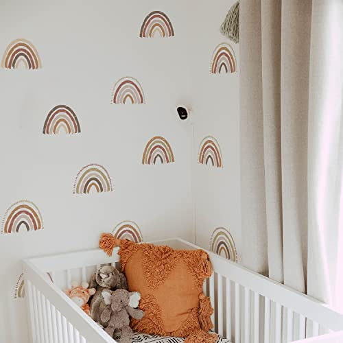 Neukids Wandtattoo Regenbogen Kinderzimmer, Boho Regenbogen Wandtattoo, Mädchenzimmer Kinderzimmer Deko, Wandsticker regenbogen Babyzimmer, Wandaufkleber Schlafzimmer Wohnzimmer Klassenzimmer Wanddeko