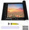 Celawork Puzzlematte für BIS 1500 2000 3000 Puzzle Teile Puzzle Pad Puzzleunterlage Puzzle Rollmatte Rollen Sie Puzzlematten für Puzzles auf (Schwarz, für 1500)
