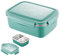 kyaoayo Brotdose Edelstahl mit Fächern, Lunchbox Auslaufsicher 850ml, Brotdosen für Erwachsene & Kinder, Nachhaltig Brotzeitbox mit Clip-Verschluss, Bento Box für Schule/Arbeit/Picknick (850ML, Grün)