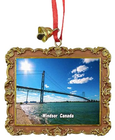 Windsor Canada, Addobbi Natalizi, Decorazioni Albero di Natale, Souvenir da Viaggio per Albero di Natale, Ornamento da Appendere per la Casa