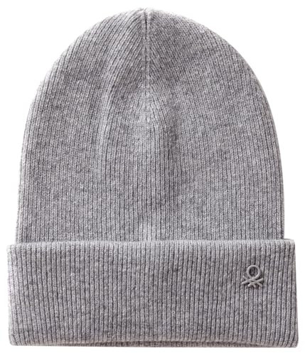 United Colors of Benetton Jungen Strickmütze 1244ca00x Beanie-Mütze, grau, XXXL