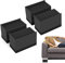 IGTOPS Rehausseurs de lit rectangulaires, 7,6 cm, résistants, réglables, antidérapants, empilables jusqu'à 600 kg, hauteur de table pour chaise de bureau, canapé