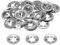 QUARKZMAN 50PCS Arandela de Bloqueo Interna Push para Ejes sin Rosca, Arandelas, M8 x 18mm