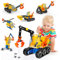 JONRRYIN Konstruktionsspielzeug für Kinder, 6-in-1 Engineering Spielzeug, Baukasten Pädagogische Lernspielzeug, Ingenieurspielzeug kreatives für alte Jungen und Mädchen Geschenk (117Pcs)