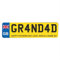 Custom License Plate Plaque - Personalised Number Plate in Wood or Acrylic - Ideal for Kids' Cars, Lorry Drivers, New Car, Just Passed (GB Design, Acrylic Large 29cm)