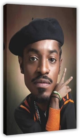 bntjxz Poster auf Leinwand, Hip-Hop, Hedz, André 3000, Schlafzimmerdekoration, Landschaft, Büro, Raumdekoration, Geschenk, 40 x 60 cm