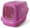Moderne Katzentoilette Katzenklo Haubentoilette Nestor pink-marmor 56 x 39 x 38,5 cm