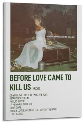 WEHWEGB Jessie Reyez Poster, Wandkunst, Cover, Zimmer, Vintage-Poster, dekoratives Gemälde für Schlafzimmer, Wohnzimmer, ästhetisches, elegantes Poster, 30 x 45 cm, Rahmenstil