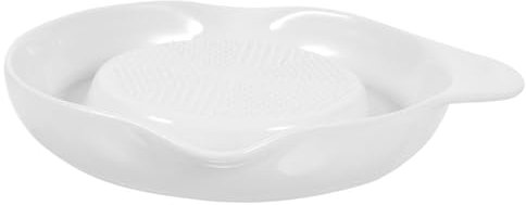SHOWERORO Piatto Per Grattugiare in Ceramica Design Smaltato Grattugia Per Alimenti Da Cucina Piatto Per Alimenti Per Bambini